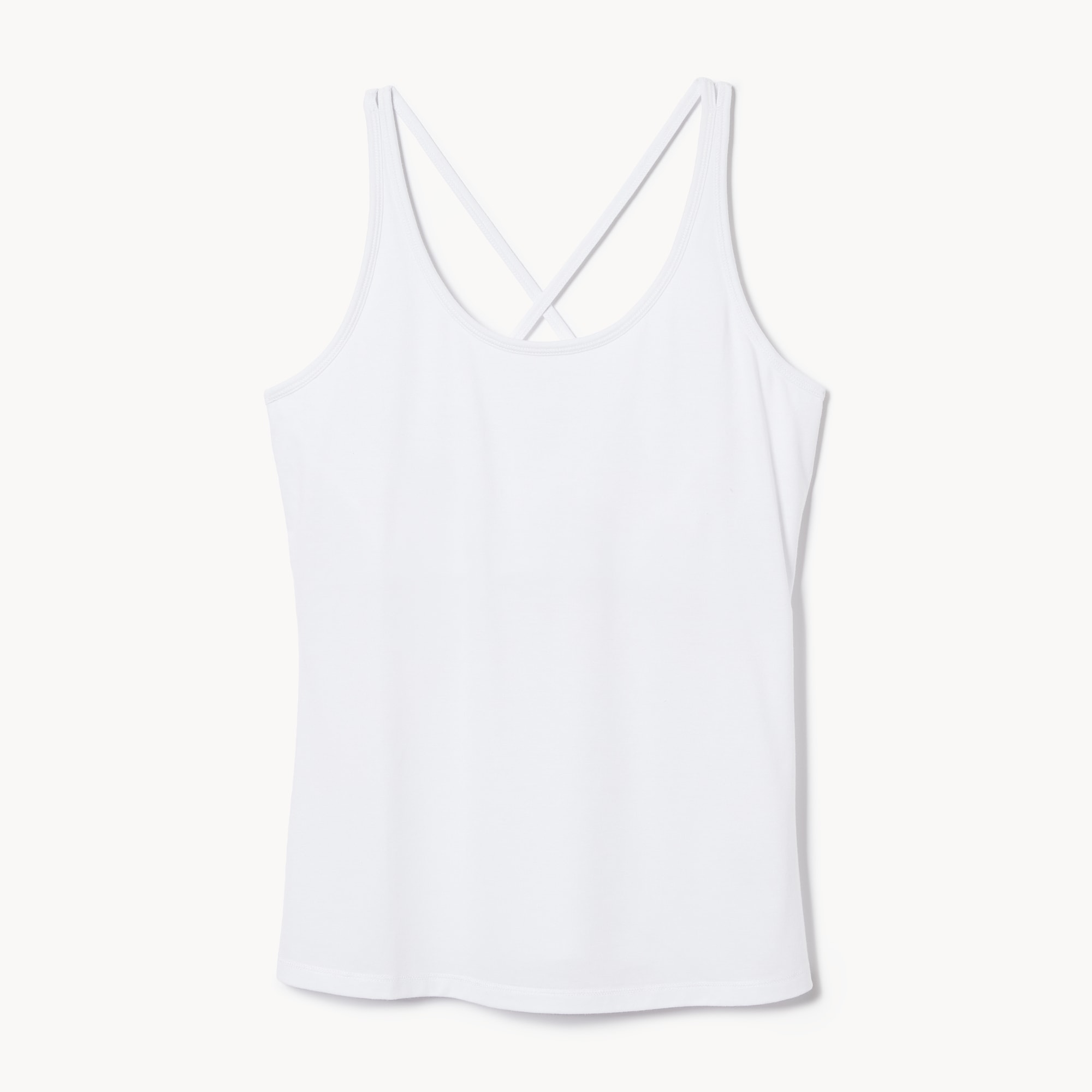 Strappy Active Tank in White from Joe Fresh