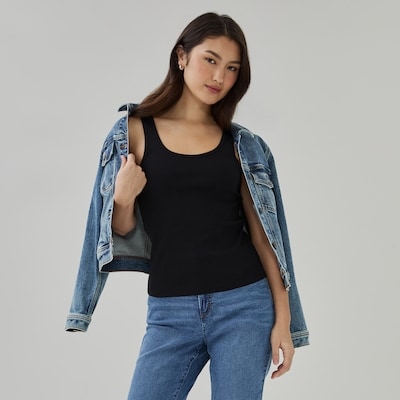 Organic Cotton Tank - JF Black