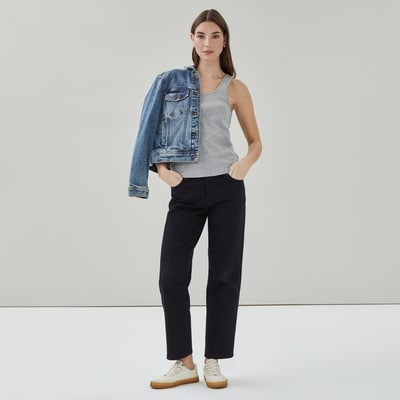 Cami en coton biologique - Mélange De Gris Pâle