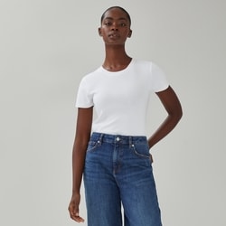 Joe Fresh T-shirt à col ras du cou en coton biologique 1 ea, 16,00 $/1ch