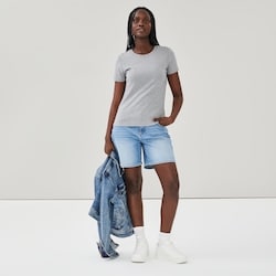 Joe Fresh T-shirt à col ras du cou en coton biologique 1 ea, 16,00 $/1ch