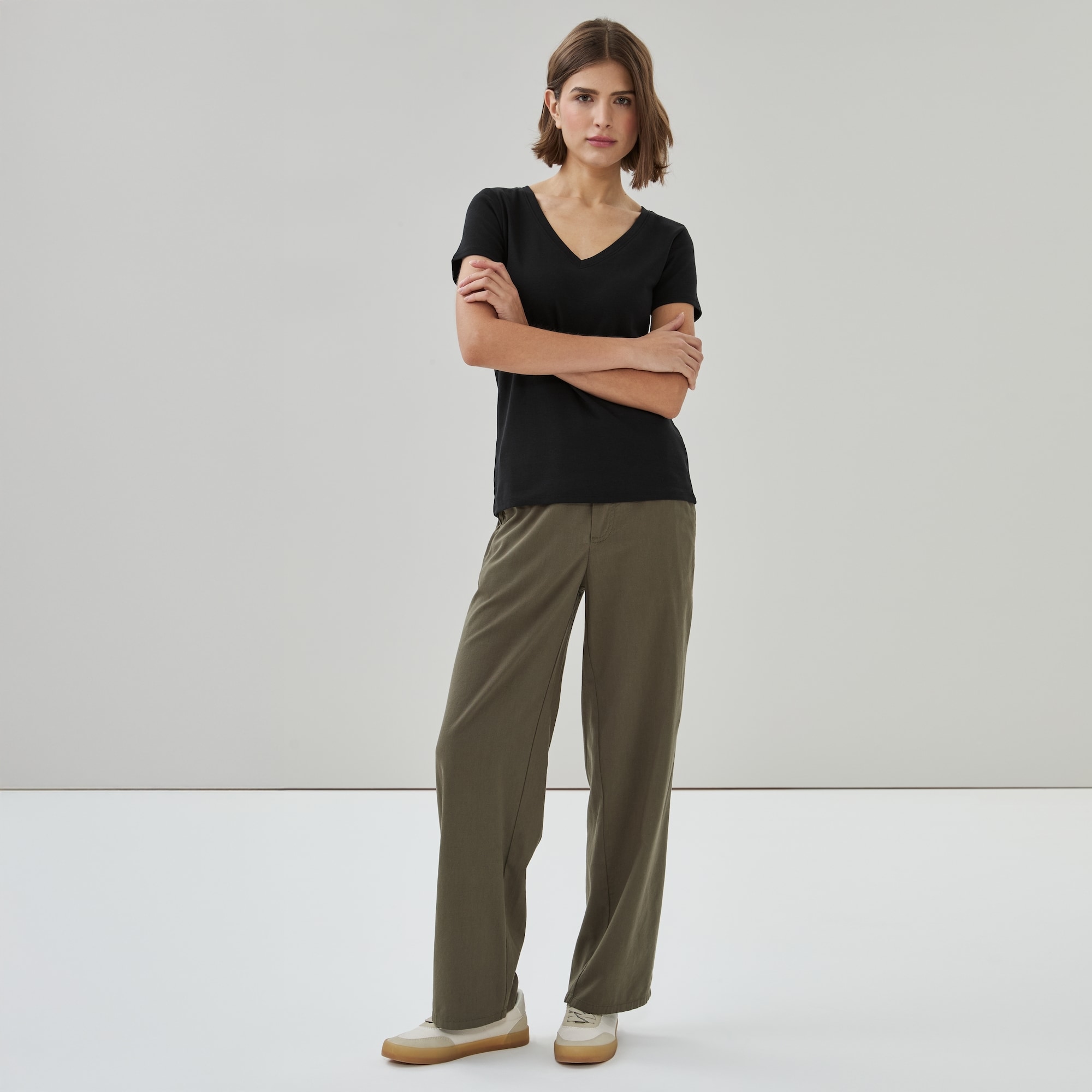 Organic Cotton V-Neck T-Shirt