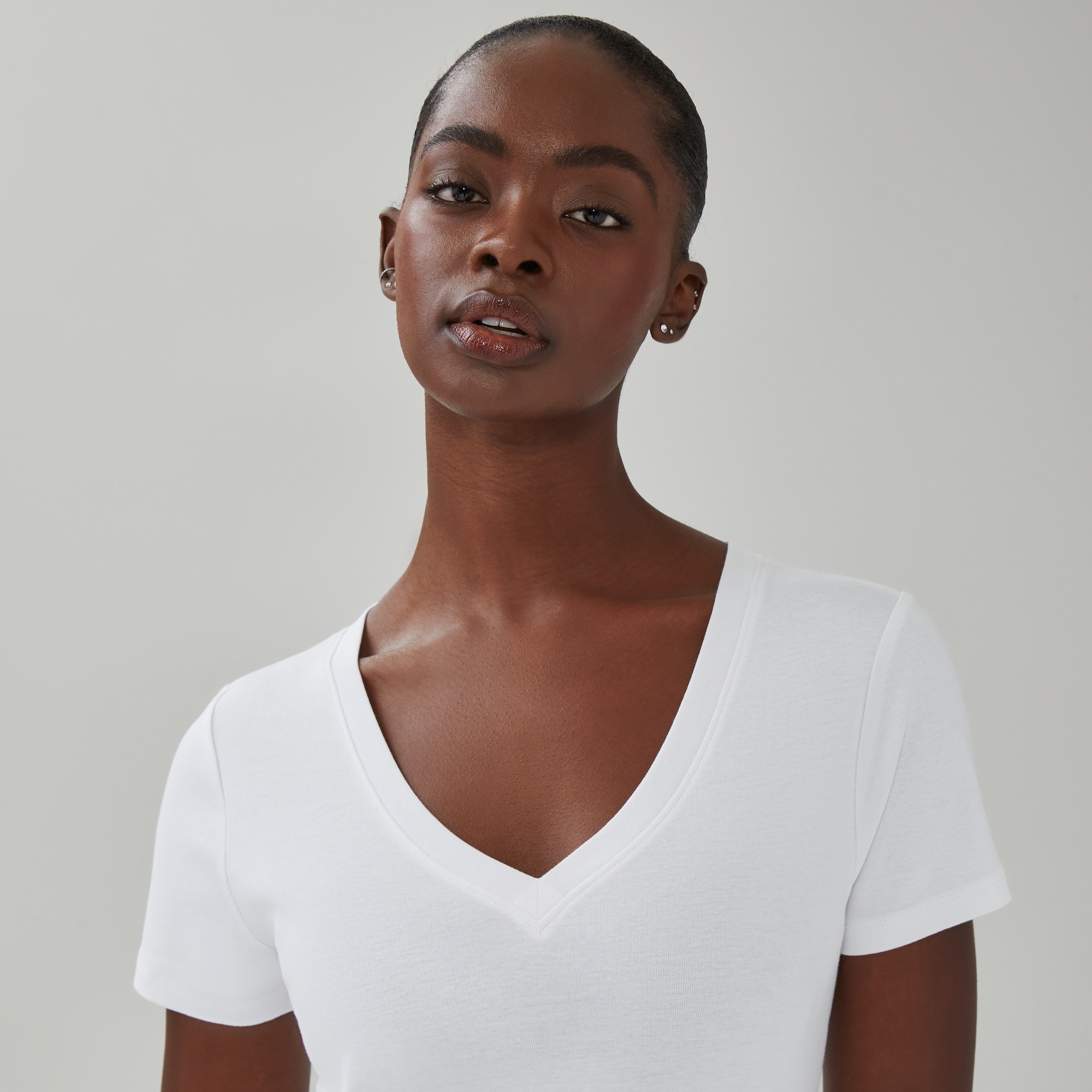 Organic Cotton V-Neck T-Shirt