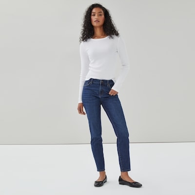 Joe Fresh Jean classique délavé foncé à coupe étroite 1 ea, 35,00 $/1ch