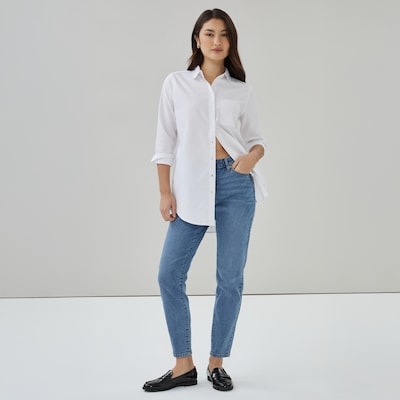 Joe Fresh Jean classique délavé moyen à coupe étroite 1 ea, 35,00 $/1ch