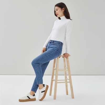 Joe Fresh Jean classique délavé moyen à coupe étroite 1 ea, 35,00 $/1ch