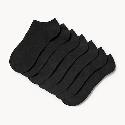 Joe Fresh Ensemble de 7 paires de chaussettes doublures 1 ea, 10,00 $/1ch