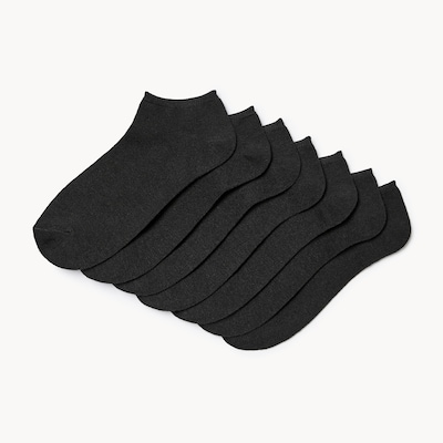 Joe Fresh Ensemble de 7 paires de chaussettes basses 1 ea, 10,00 $/1ch