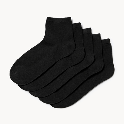 Joe Fresh Ensemble de 5 paires de chaussettes mi-hautes 1 ea, 10,00 $/1ch