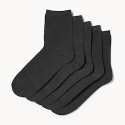 Joe Fresh Ensemble de 5 paires de chaussettes tube 1 ea, 10,00 $/1ch