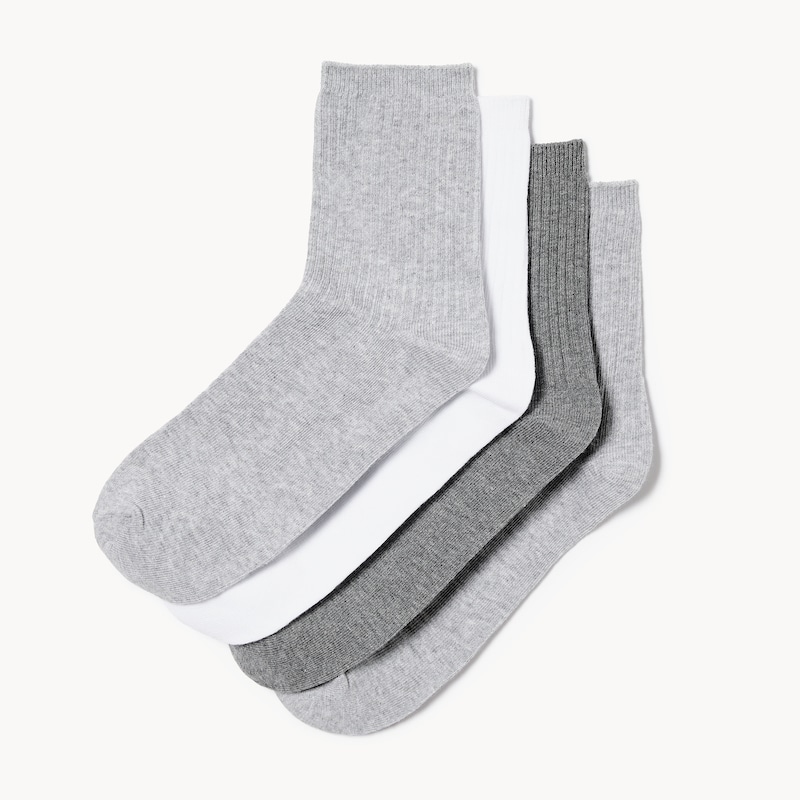 4-Pack Crew Socks