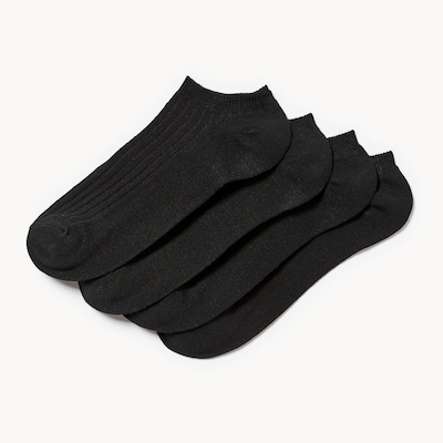 Joe Fresh Ensemble de 4 paires de chaussettes basses 1 ea, 12,00 $/1ch