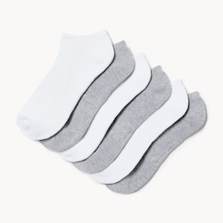 Joe Fresh Ensemble de 6 paires de chaussettes basses 1 ea, 12,00 $/1ch