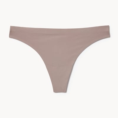 No Show Thong - Stone