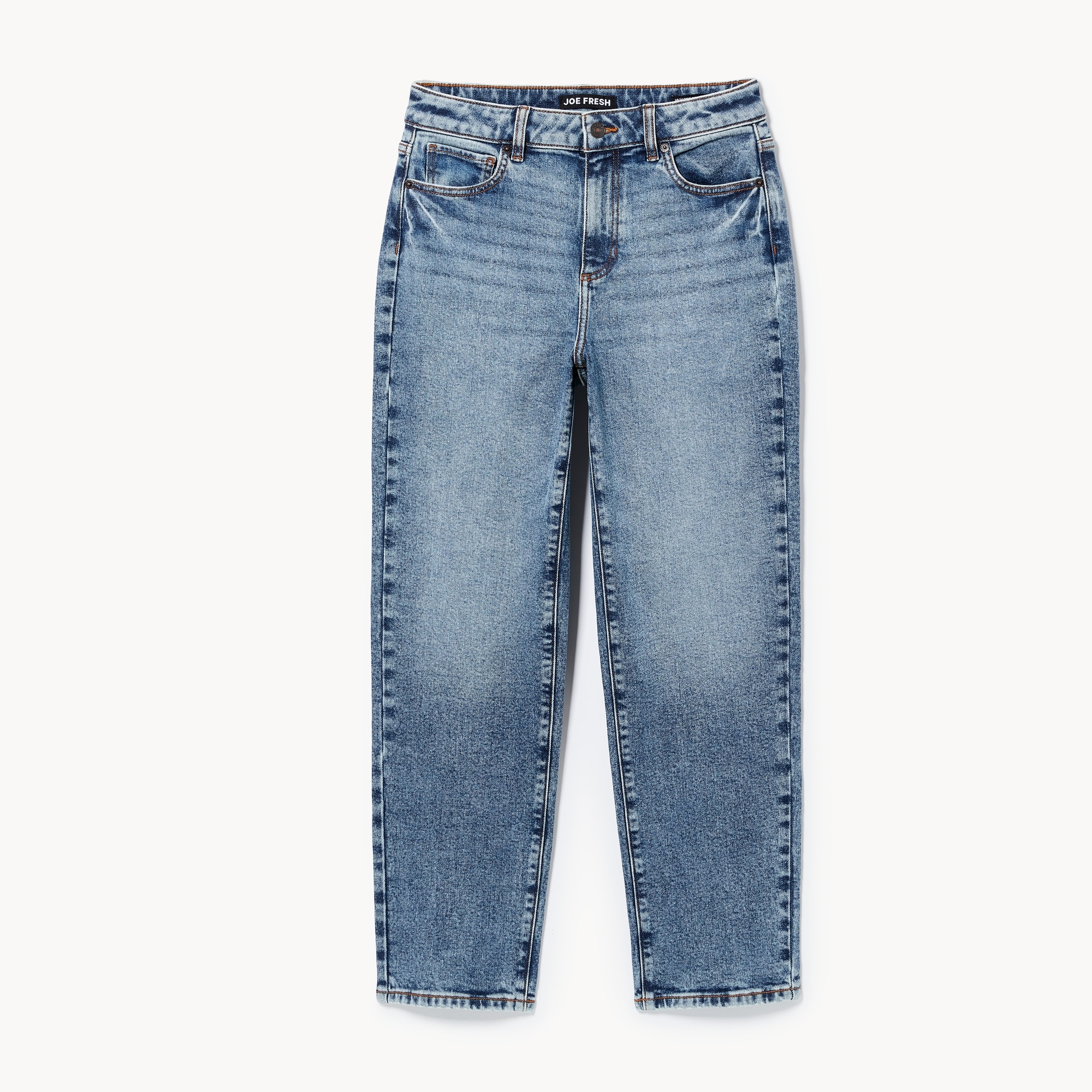Medium Wash Straight Fit Jean in Blue from Joe Fresh