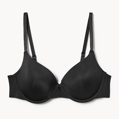 Full Coverage Padded T-shirt Bra - Onyx