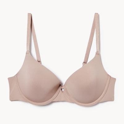 Full Coverage Padded T-shirt Bra - Stone