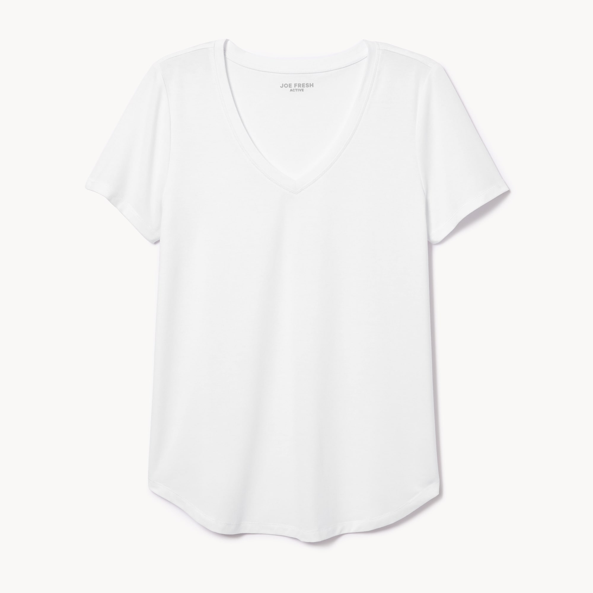 T-shirt sport à col en V