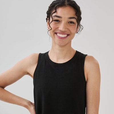 Cami sport à dos nageur - Noir