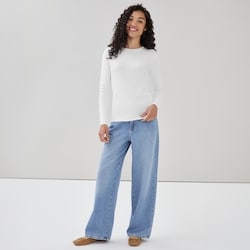 Joe Fresh Haut à manches longues en coton biologique 1 ea, 19,00 $/1ch