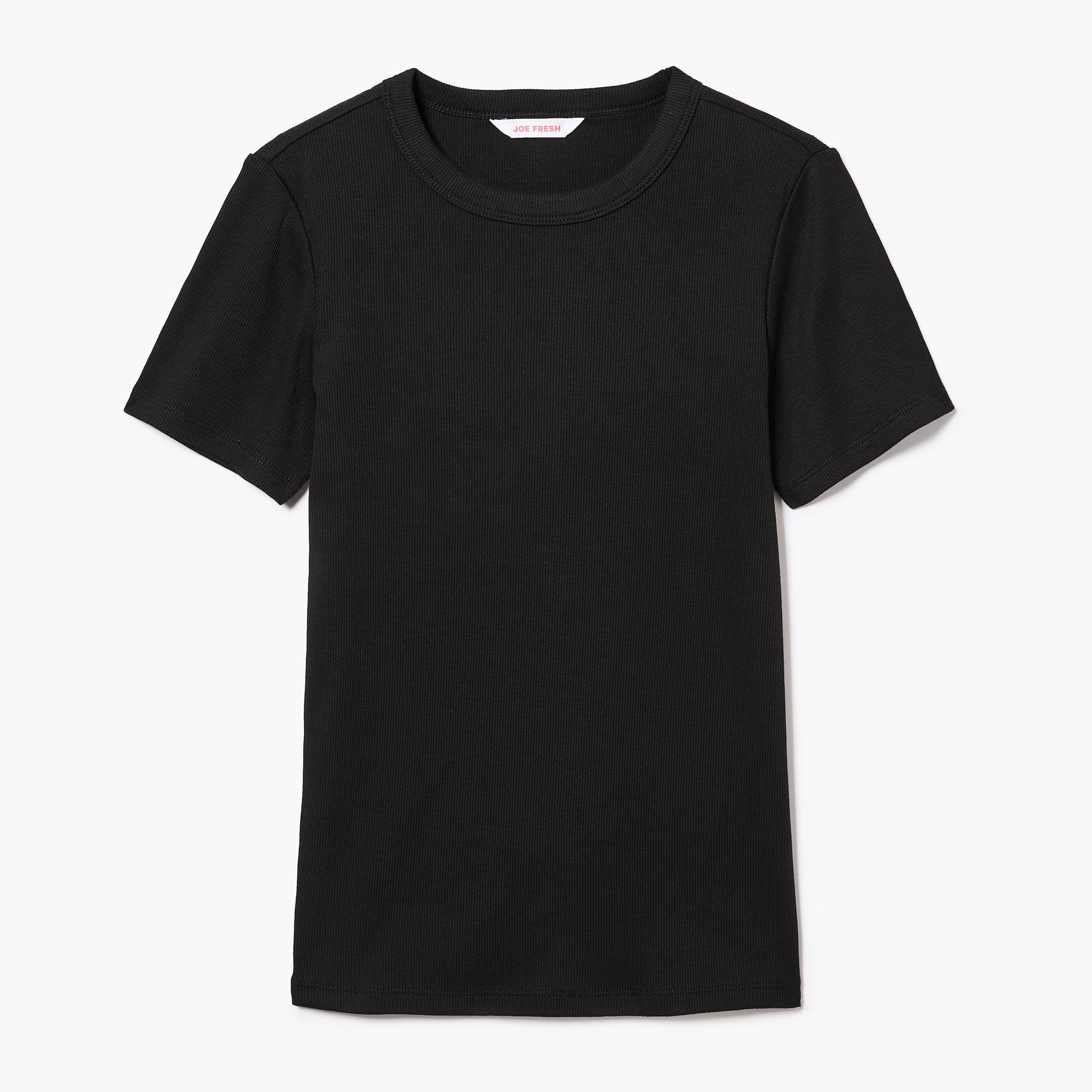 Slim-Fit Ribbed T-Shirt