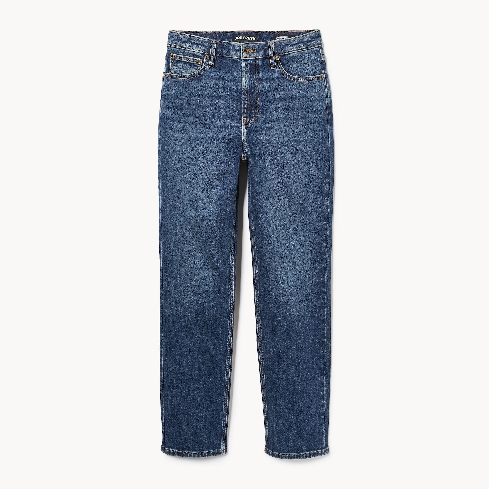 High Rise Straight Leg Jean