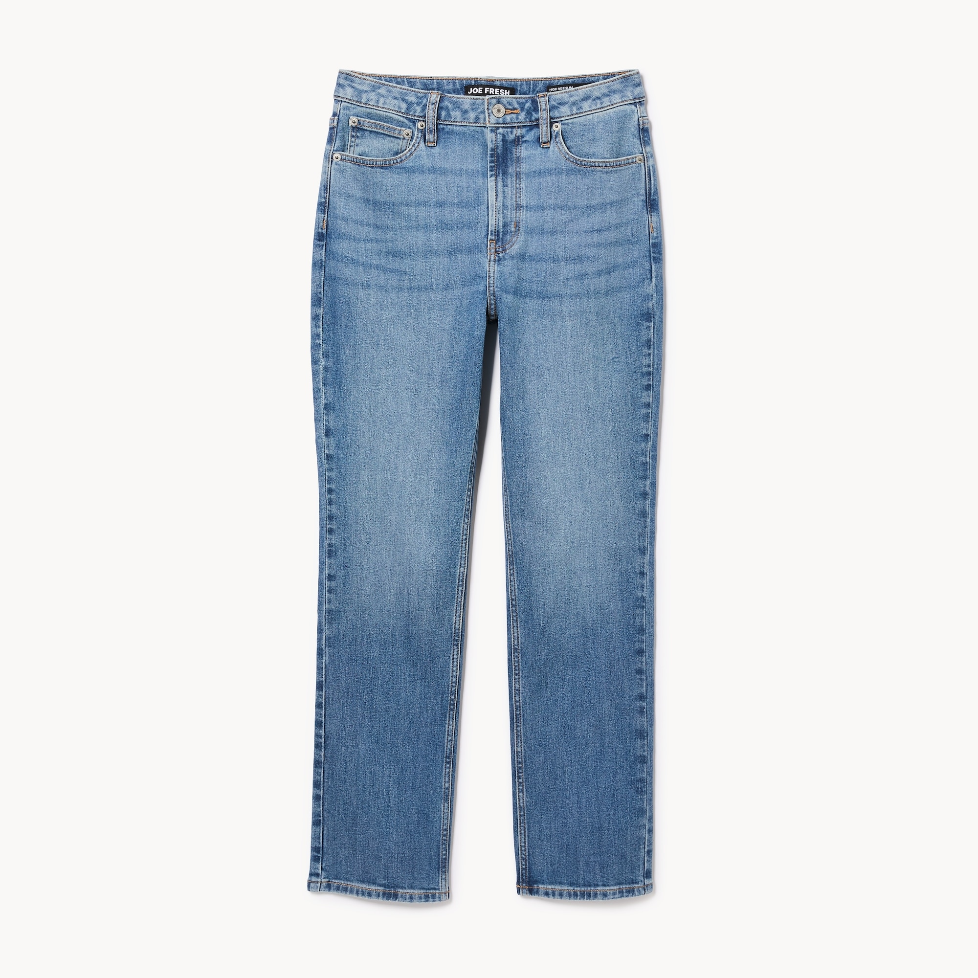 High Rise Straight Leg Jean