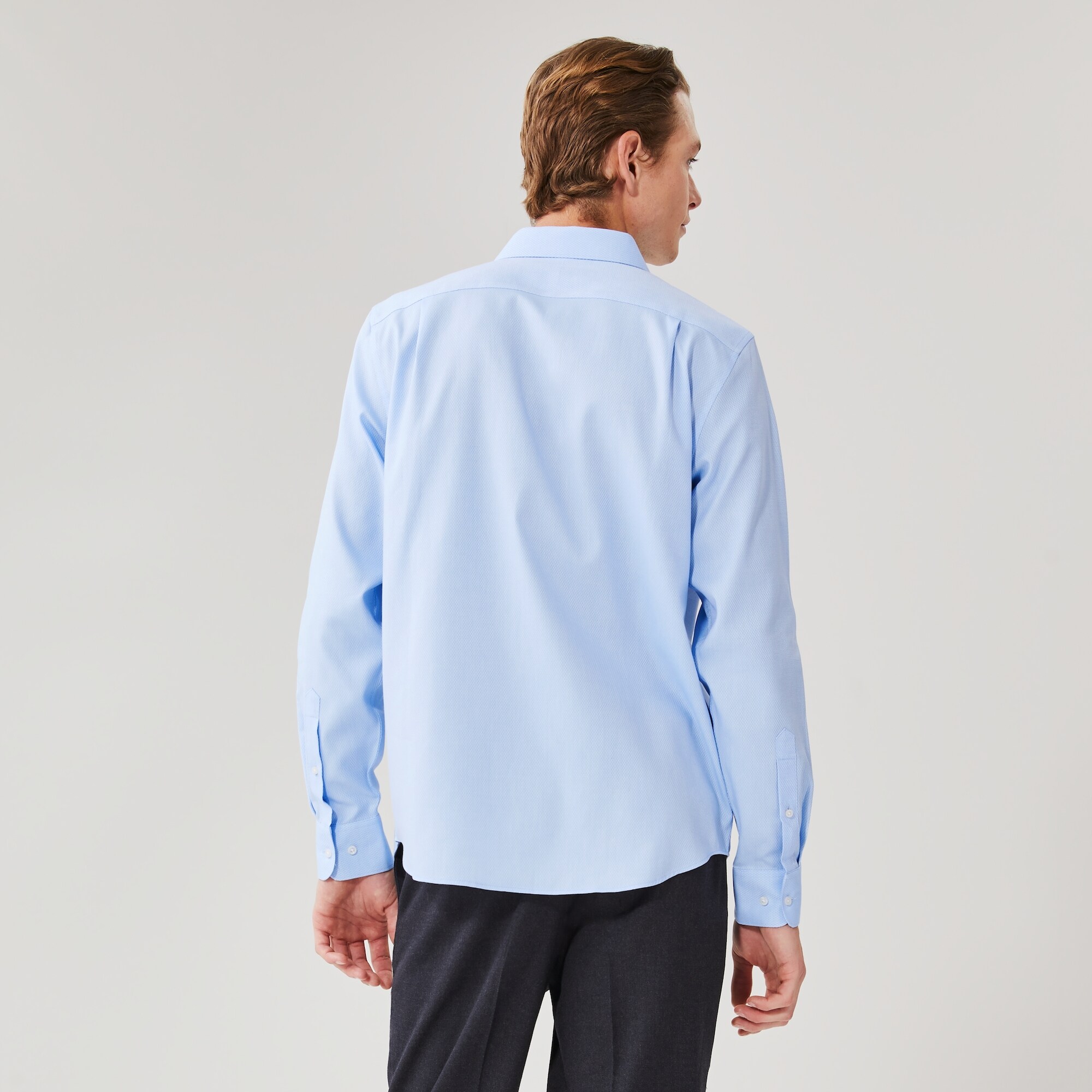 princess polly baby blue dress Light Blue Linen Shirt main image 1