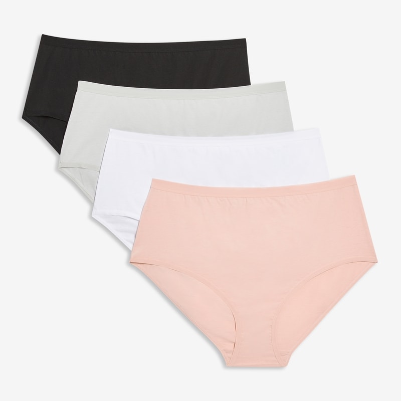 Women+ 4 Pack Organic Cotton Brief