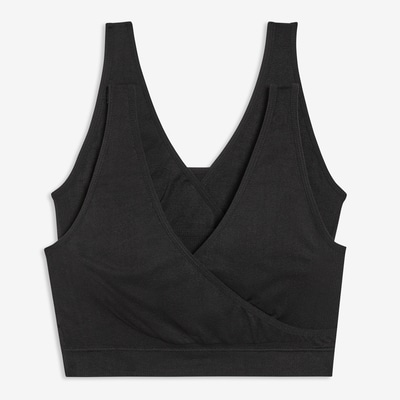 Ensemble de 2soutiens-gorge de maternit - Noir