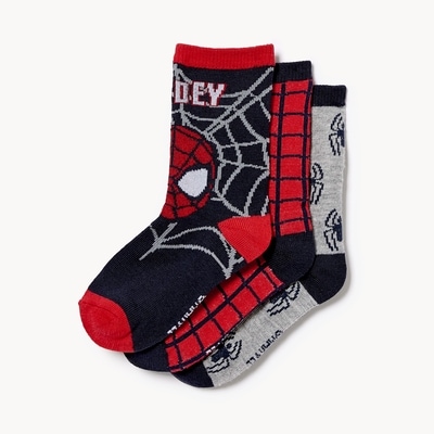 Disney Ens. de 3 paires de chaussettes tube Spider-Man 1 ea, 5,99 $/1ch