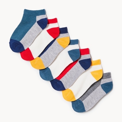 Joe Fresh Toddler Boys' 7 Pack Low-Cut Socks 1 ea, $8.00/1ea