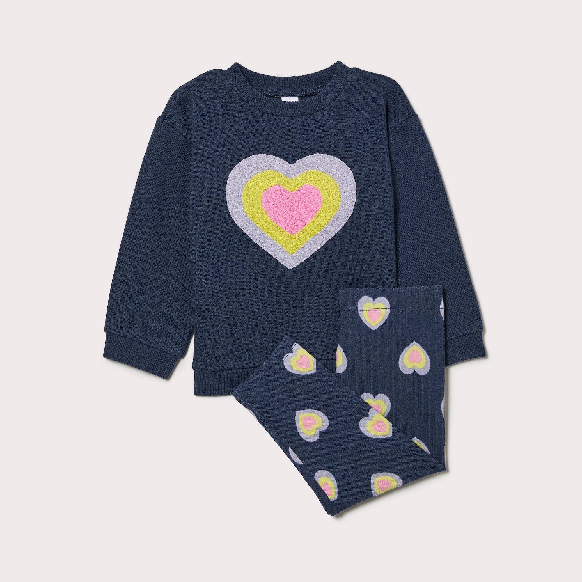 Ensemble 2 pièces avec chandail pour bébés filles