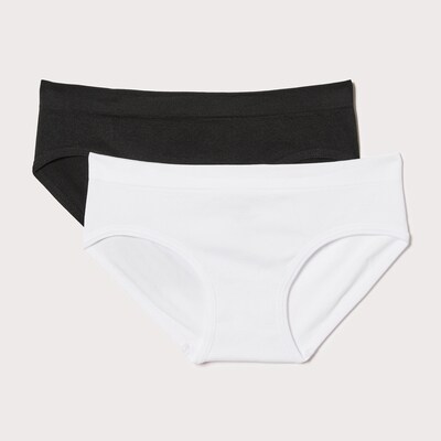Ens. de 2culottes bikini sans couture pour filles