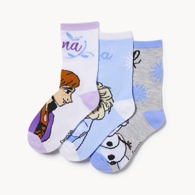 Disney Kid Girls' 3 Pack Frozen Crew Socks 1 ea, $5.99/1ea