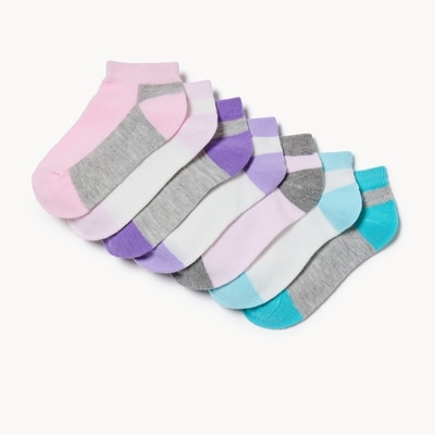 Joe Fresh Toddler Girls' 7 Pack Low-Cut Socks 1 ea, $8.00/1ea