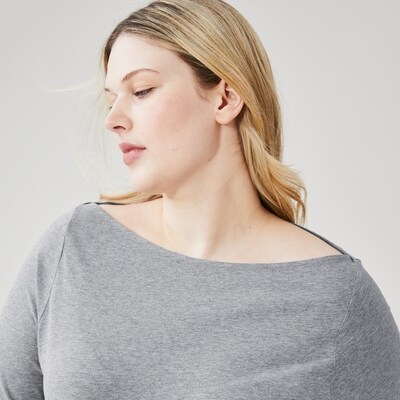 Haut manches longues encolure bateau Femmes+