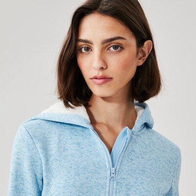 Veste sport en molleton - Mlange De Bleu