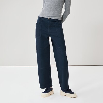 Pantalon fonctionnel jambe large