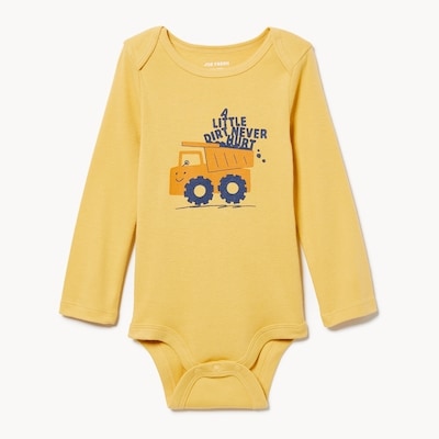 Baby Boys' Graphic Bodysuit - Light Yellow
