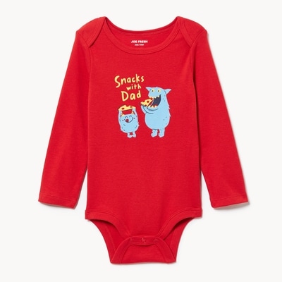 Baby Boys' Graphic Bodysuit - Cherry Red