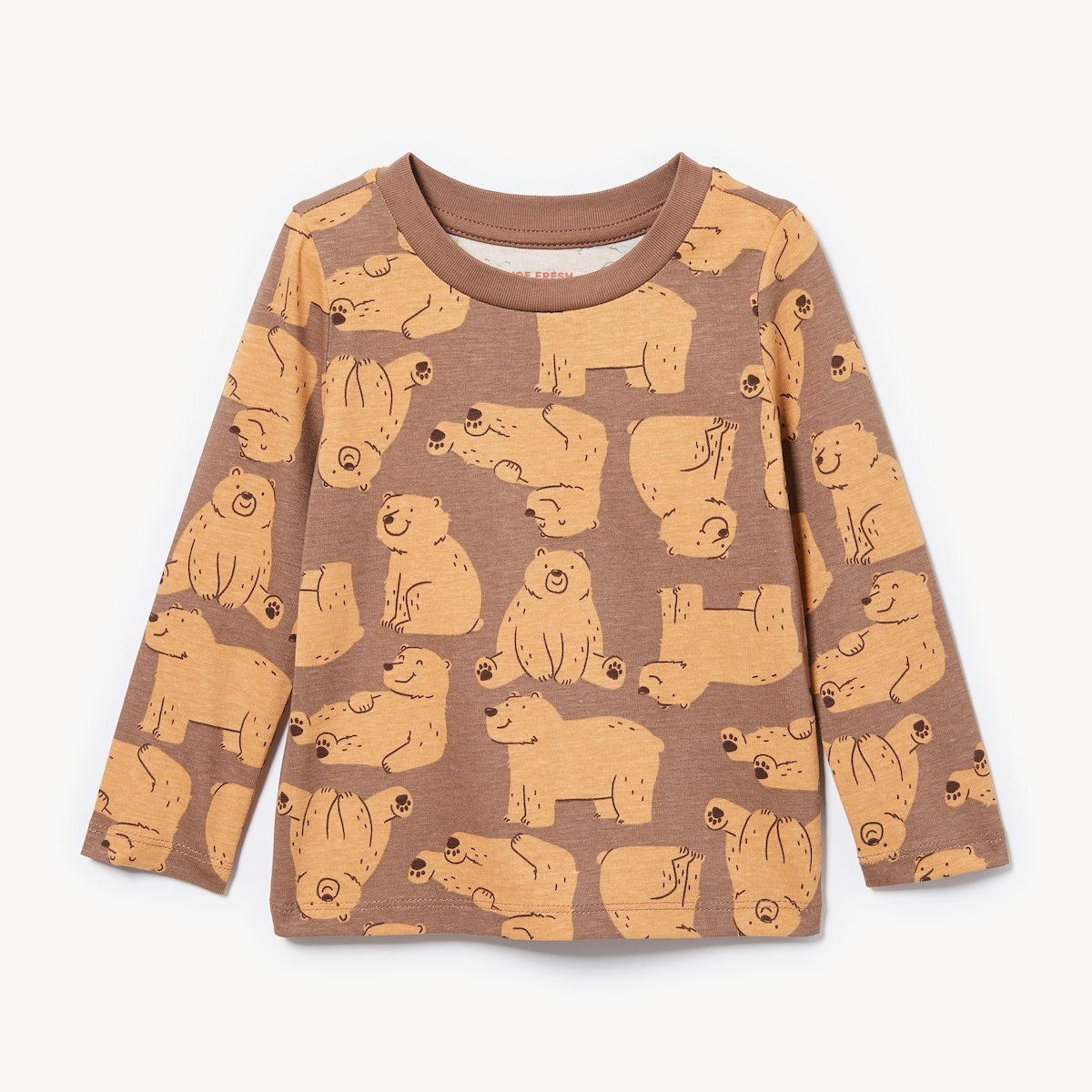 Haut imprim  manches longues pour bbs garons