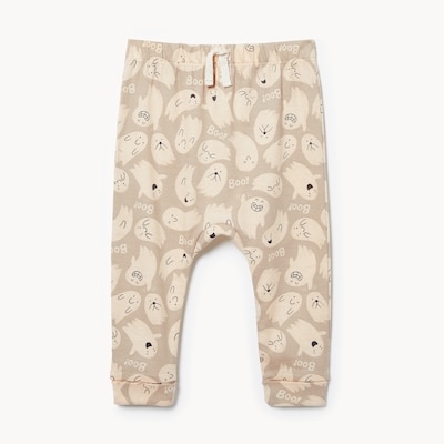 Baby Boys' Printed Harem Pant - Light Grey