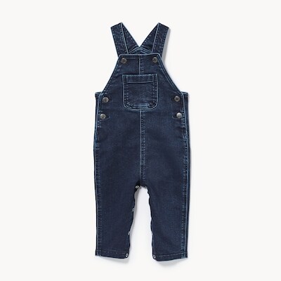 Salopette en denim extensible pour bbs garons