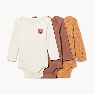 Ensemble de 3 cache-couches pour bébés garçons - Orange Foncé