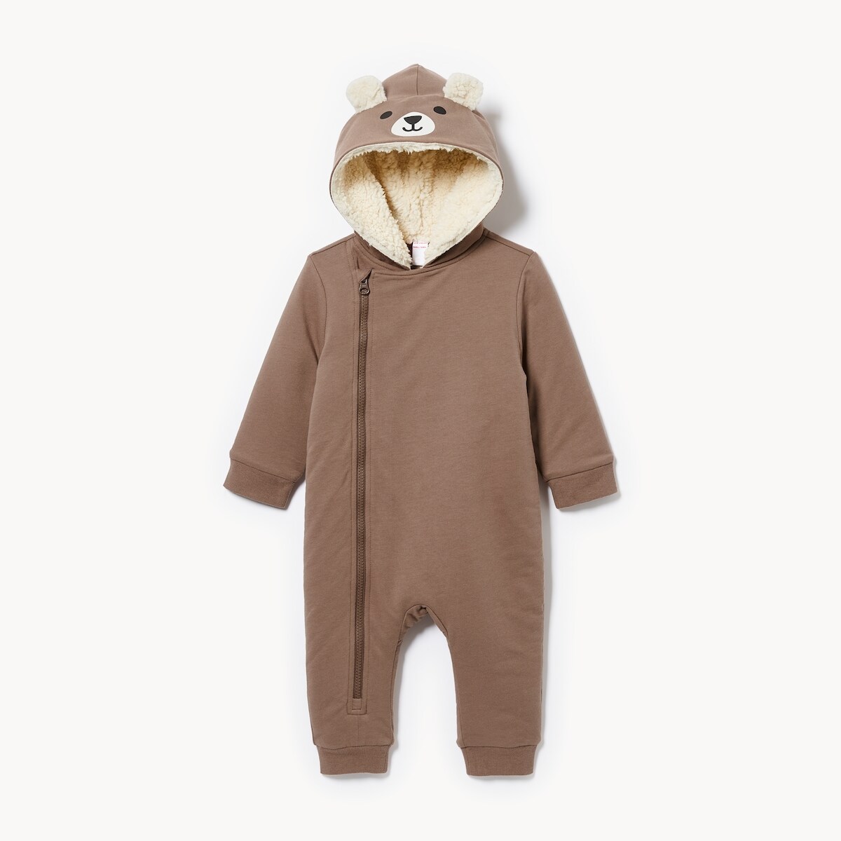 Baby Teddy Fleece Lined Romper