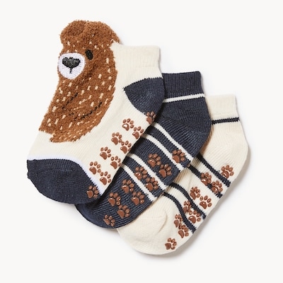 Joe Fresh Ens. de 3 paires de socquettes pour bébés garçons 1 ea, 6,00 $/1ch