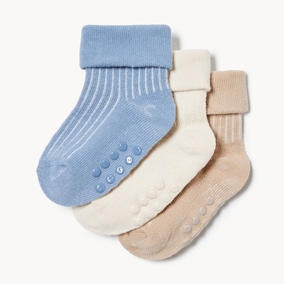 Joe Fresh Baby Boys' 3-Pack Turn Cuff Socks 1 ea, $6.00/1ea
