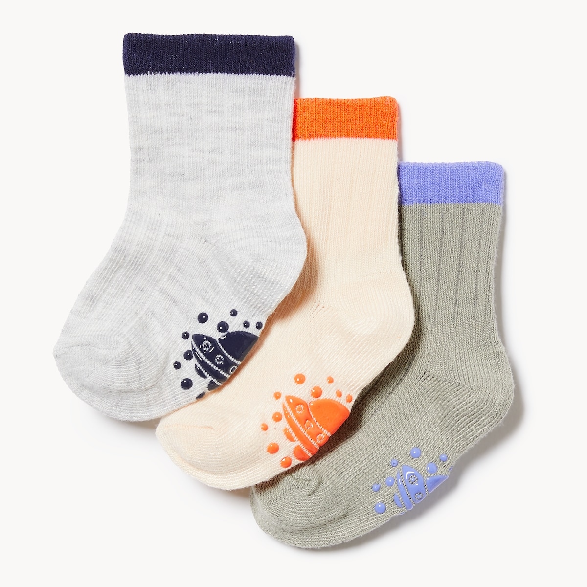 Baby Boys' 3-Pack Crew Socks
