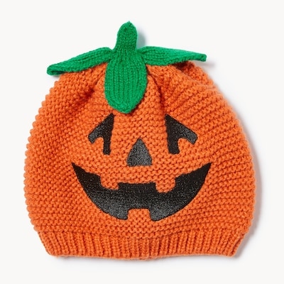 Bonnet à motif de citrouille pour bébés garçons - Orange